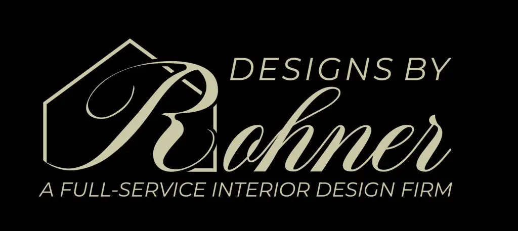 Designs by Rohner interior design firm Black logo