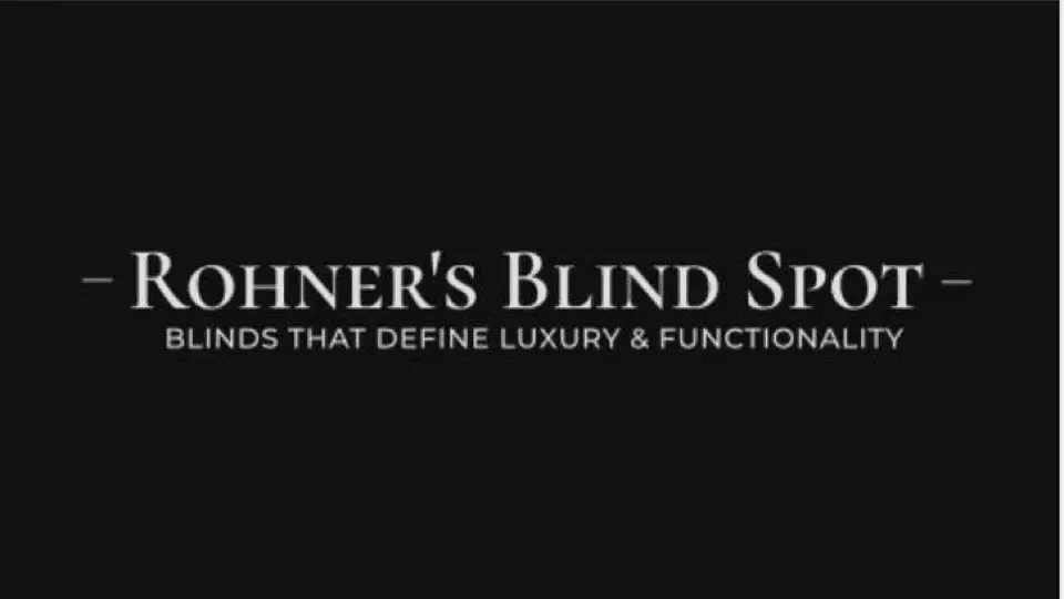 Rohner's Blind Spot luxury blinds logo